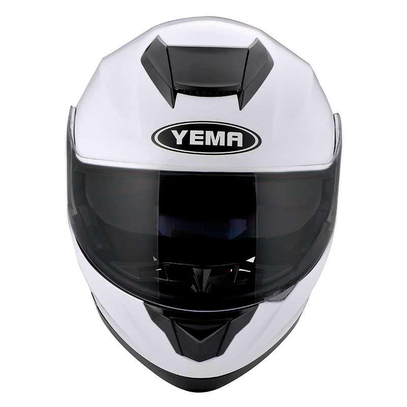 Motorcycle Modular Full Face Helmet DOT Approved Matte Black,L YEMA YM-926 Motorbike Moped Street Bike Racing Flip-up Helmet with Sun Visor Bluetooth Space for Adult,Youth Men and Women 